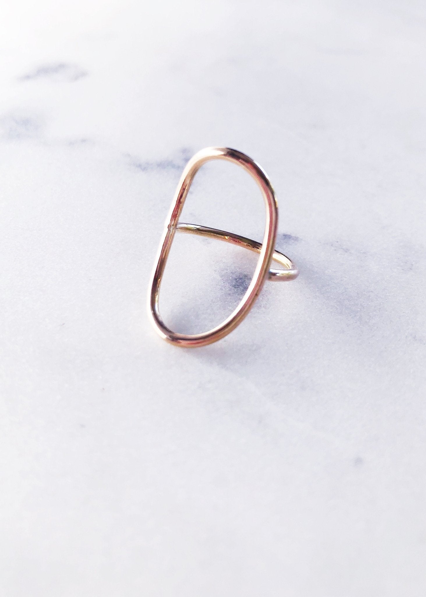 Gold Oval Ring - Makanui