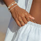 Bracelets - Gold Puka Shell Pearl Bracelet - Maka - ke aloha jewelry