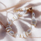 Gold Bracelet - Gold Puka Shell Pearl Bracelet - Maka - ke aloha jewelry