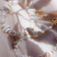 Gold Bracelet - Gold Puka Shell Pearl Bracelet - Maka - ke aloha jewelry