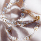 Gold Bracelet - Gold Puka Shell Pearl Bracelet - Maka - ke aloha jewelry