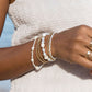 Gold Bracelet - Gold Puka Shell Pearl Bracelet - Maka - ke aloha jewelry
