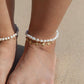 Anklets - Gold Seashell Anklet - Leialoha - ke aloha jewelry