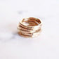 Gold Thick Stacking Ring - Ailani - Ke Aloha Jewelry