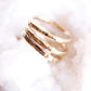 Gold Thick Stacking Ring - Ailani - Ke Aloha Jewelry