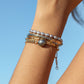 Gold Bracelet - Gray Freshwater Pearl Bead Bracelet - Keilani - ke aloha jewelry
