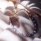 Gold Bracelet - Grey Freshwater Pearl Bead Bracelet - Keilani - ke aloha jewelry