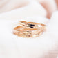 Rings - Hammered Gold Filled Stack Ring - Kaiko - ke aloha jewelry