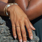 Rings - Hammered Gold Filled Stack Ring - Kaiko - ke aloha jewelry