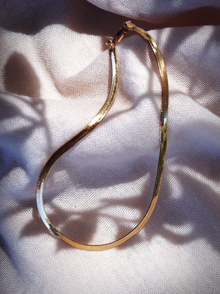 Anklets - Herringbone Chain Anklet - Konani - ke aloha jewelry