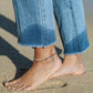Anklets - Herringbone Chain Anklet - Konani - ke aloha jewelry
