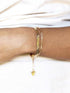 Gold Bracelet - Herringbone Paperclip Chain Bracelet Set - ke aloha jewelry