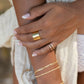 Wide Vermeil Gold Cigar Band Ring - Kahekili