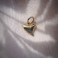 Petite Gold Shark Tooth Charm