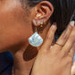 Earrings - Large Shell Earrings - Ainanani - ke aloha jewelry