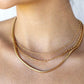 Gold Necklace - Layering Figucci Chain Necklace - Ali'i - ke aloha jewelry