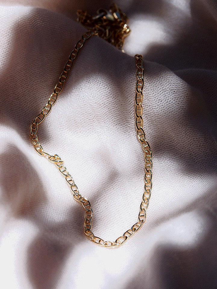 Gold Necklace - Layering Gucci Chain Necklace - Ali'i - ke aloha jewelry