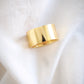 Medium Vermeil Gold Cigar Band Ring - Akau