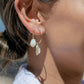 Earrings - Mini Biwa Pearl Hoop Earrings - Kaimana - ke aloha jewelry