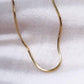 Gold Necklace - Mini Herringbone Chain - Laka - ke aloha jewelry