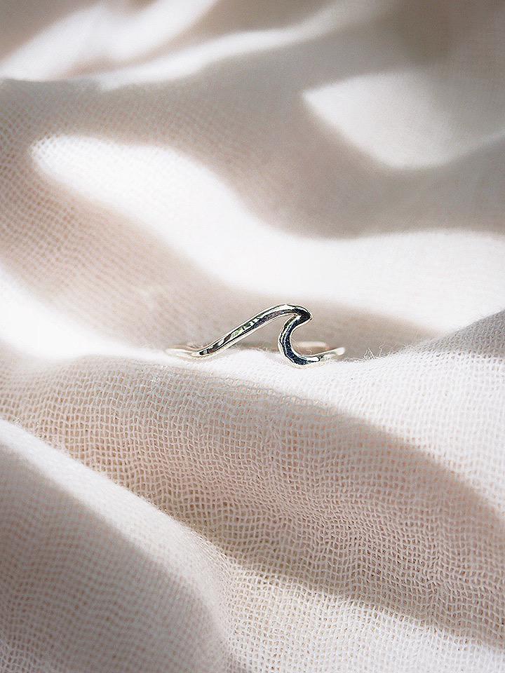 Rings - Mini Silver Wave Ring - Nalu - ke aloha jewelry