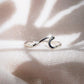 Rings - Mini Silver Wave Ring - Nalu - ke aloha jewelry