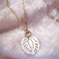 - Monstera Chain Necklace - Makana - ke aloha jewelry