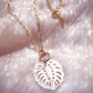- Monstera Chain Necklace - Makana - ke aloha jewelry