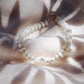 Gold Necklace - Mother of Pearl Pikake Bracelet - Mauloa - ke aloha jewelry