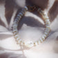 Gold Necklace - Mother of Pearl Pikake Bracelet - Mauloa - ke aloha jewelry