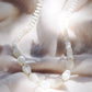 Gold Necklace - Mother of Pearl Pikake Necklace - Mauloa - ke aloha jewelry