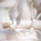 Gold Necklace - Mother of Pearl Pikake Necklace - Mauloa - ke aloha jewelry
