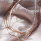 Gold Necklaces - Pearl & Gold Chain Layering Necklace Set - ke aloha jewelry