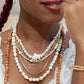 Earrings - Pearl Gold Hoop Earrings - Keilani - ke aloha jewelry