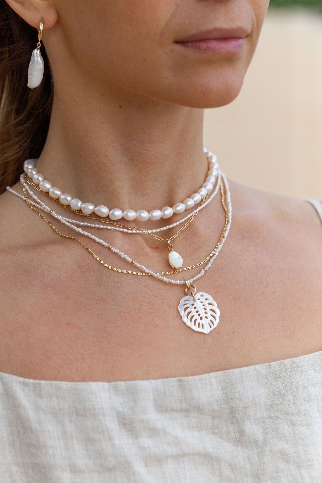 - Pikake Chain Necklace - Huali - ke aloha jewelry