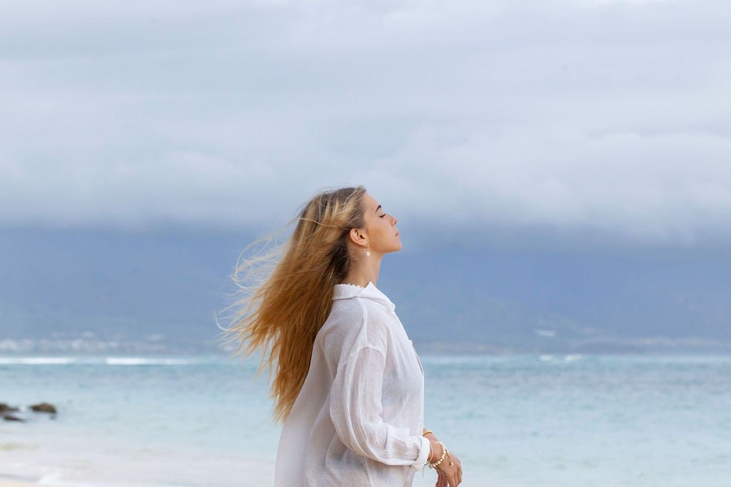 - Pikake Puka Drop Earrings - Kēhau - ke aloha jewelry