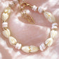 - Pikake Puka Shell Bracelet - Me'e - ke aloha jewelry