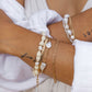 - Pikake Puka Shell Bracelet - Me'e - ke aloha jewelry