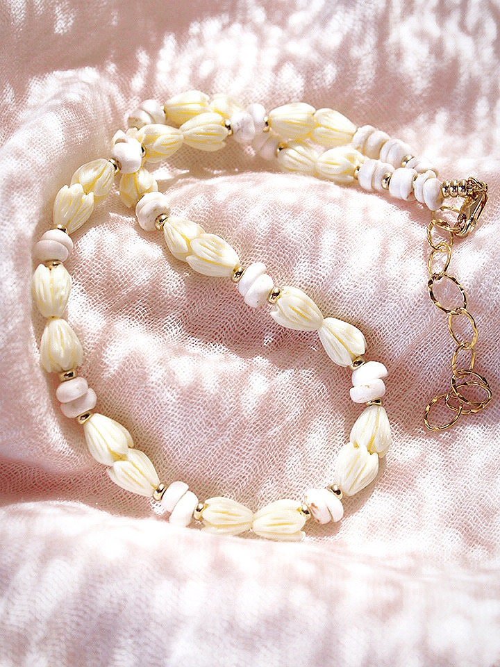 - Pikake Puka Shell Necklace - Me'e - ke aloha jewelry