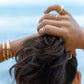 Rings - Plain Bold Gold Stack Ring - Maui - Ke Aloha Jewelry