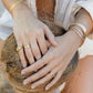Rings - Plain Bold Gold Stack Ring - Maui - ke aloha jewelry