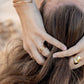 Rings - Plain Bold Gold Stack Ring - Maui - ke aloha jewelry