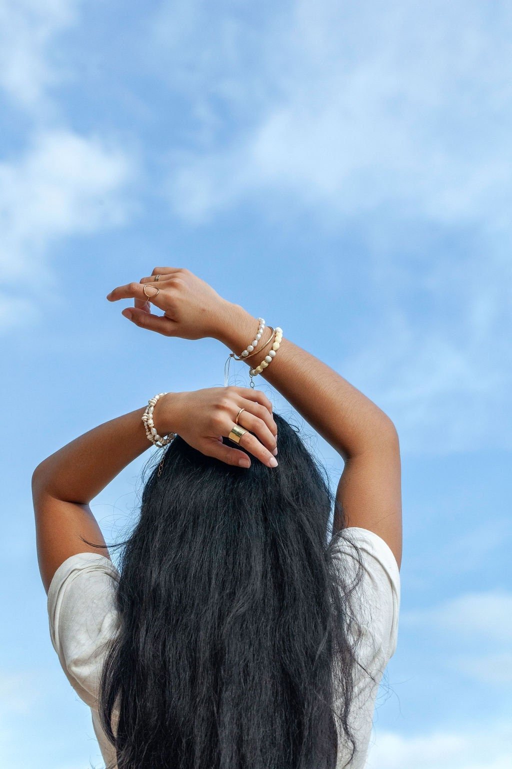 - Puka Baroque Pearl Bracelet - Kakahi - ke aloha jewelry