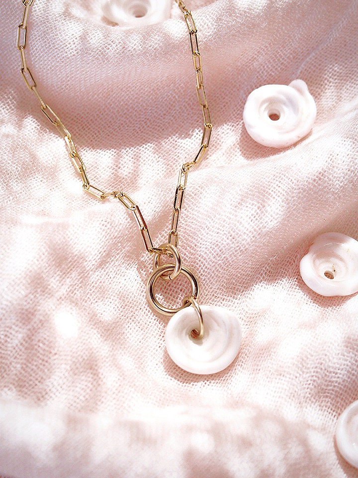 - Puka Shell Chain Necklace - Kahale - ke aloha jewelry