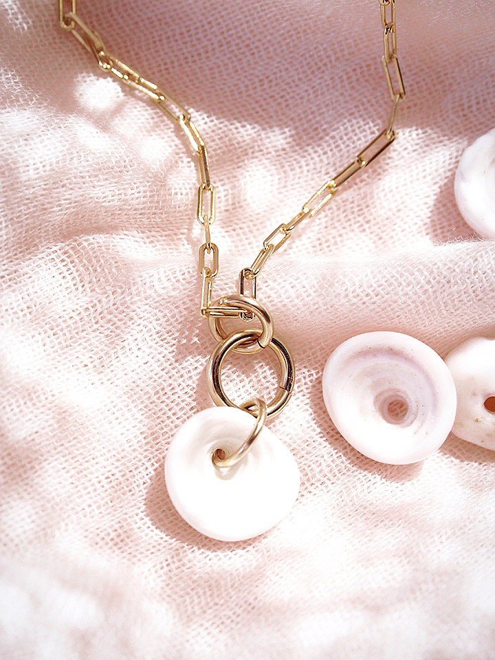 - Puka Shell Chain Necklace - Kahale - ke aloha jewelry