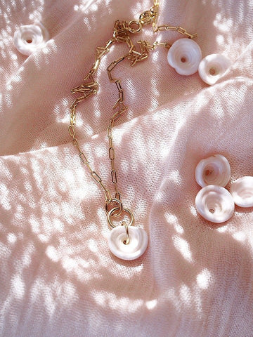 - Puka Shell Chain Necklace - Kahale - ke aloha jewelry