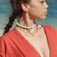 Gold Necklace - Puka Shell Choker Necklace - Keone - ke aloha jewelry
