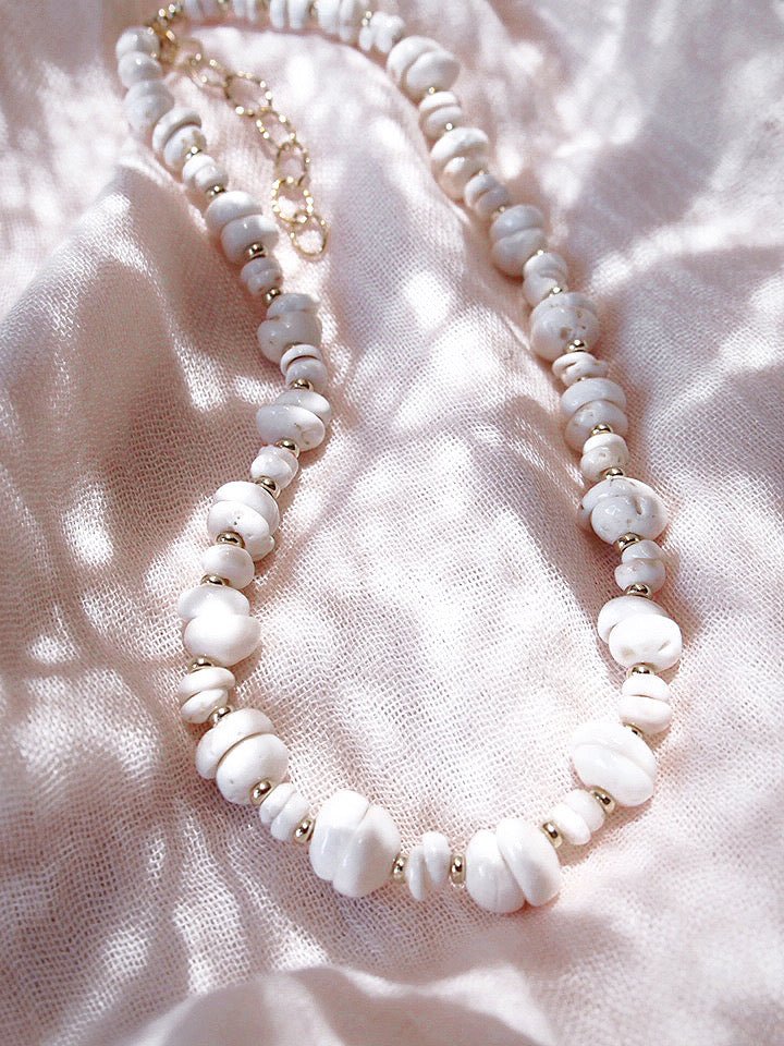 - Puka Shell Choker Necklace - Keone - ke aloha jewelry