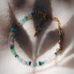 Bracelets - Rainbow Opal & Gold Chain Bracelet - Hau’oli - ke aloha jewelry