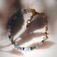 Bracelets - Rainbow Opal & Gold Chain Bracelet - Hau’oli - ke aloha jewelry